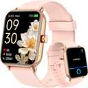 Smart Watch for Women, Alexa Built-in, 1.8" Touch Screen Fitness Tracker, Make/Answer Calls, Heart Rate/Sleep/SpO2 Monitor, Pedometer, IP68 Waterproof Watches for Android iPhone, 101+ Sport Modes (Pink)