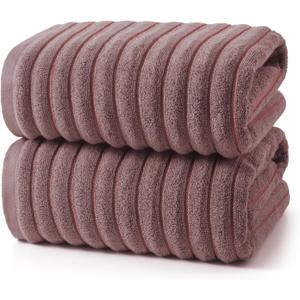 REDKISS Set of 2 Large Bath Towels 3163 inches, 100% Cotton, Ultra Soft and Absorbent, Quick-Dry Towels, Perfect for Bathroom,Plush Shower Towels-RED