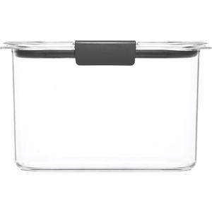 Glass Food Storage Container, 6.3 Cup, BPA-Free, Leak-Proof, Clear