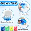 48 Pcs Pencil Sharpeners with Lid, Inspirational Back to School Student Gifts Motivational Manual Dual Holes Pencil Sharpener for Students School Graduation Supplies (48)