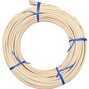 YUENPUN #4 Reed Spline 98 Feet x 1/8 Inches Cane Webbing for Weaving, Cane Webbing for Chair Repair, Strong Permeable Cane Webbing Roll for Winding, Modeling, Decoration, Weaving, Aromatherapy