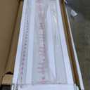 Extra Long Desk with Bookshelf - 71" Double Long Writing Table for 2-Person Workstation, Modern Study Work Computer Desk for Home and Office, Warm White (71x23.6 inch)