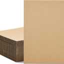 50-Pack of Corrugated Cardboard Sheets 9x12, Flat Card Boards, Packaging Inserts for Shipping, Mailing, Arts and Crafts, DIY Projects, Packing Mailers, 2mm Thick