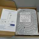 Veken 10'' Rain Shower Head with Handheld, High Pressure Rainfall Showerhead Combo with 5 Handheld Water Spray Modes for Bathroom Accessories, Home Decor, Detachable Dual Shower Heads, Chrome Silver