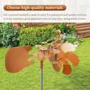 Drummer Windmill, 2025NEW Wind Spinners for Yard and Garden, Handmade Metal Rock Band Windmill, Rockin Art Figurine, Wind-Powered Kinetic Sculpture, Outdoor Decoration