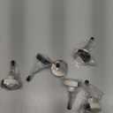 10 Pack 2 Inch Cabinet T Knob Aluminum Knob for Drawer Pulls Gold and Black Oxidation Finish with Diamond Pattern