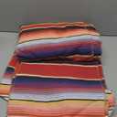 12 Pack Mexican Table Runners 14 x 84 Rainbow Colors Large Boho Mexican Theme Party Decoration for Cinco de Mayo Fiesta Party 6 Serape Table Runner (14 x 84-12Pcs)