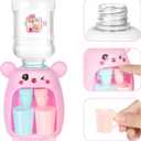Kids Water Dispenser Toy Mini Water Machine Toy Children Lovely Water Dispenser Drink Water Machine Toy for Kids (Pink)