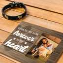 Pet Memorial Gifts for Loss of Dog, Sympathy Picture Frame, Once by My Side Forever in My Heart, 4x6 Inch Photo