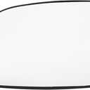 X AUTOHAUX Car Rearview Left Driver Side Heated Mirror Glass Replacement W/Backing Plate for Jeep Grand Cherokee 1999-2004