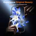 TOCOL for iPhone 15 Screen Protector [Military Grade Shatterproof] HD Tempered Glass for iPhone 15 Full Coverage Screen Protector, Anti-Fingerprint, Easy Installation, 2 Packs (Clear)