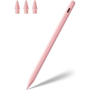 Stylus Pen for iPad A16 11th 10th 9th 8th 7th 6th Generation, iPad Pro 12.9 11 13 inch M4, iPad Air M3 M2 5th 4th 3rd Gen, iPad mini A17 Pro 7 6 5, for Apple Pencil Pro 1st 2nd Gen Alternative (Pink)