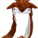 Christmas Plush Ear Hat Cute Animal Flap Moving Jumping Hat
