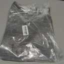 Leetaltree Grey Placemats, Heat Resistant Non-Slip Place mats for Dining Table, Washable Durable PVC Vinyl Woven Table Mats (Set of 4) (C2- Gray)