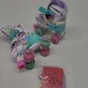 SULIFEEL Rainbow Unicorn 4 Size Adjustable Light up Roller Skates for Girls Boys for Kids