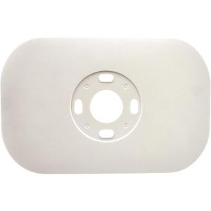 MODERN WAVE - Google Nest Thermostat Wall Plate Imperfections Cover 1-Pack (Rectangular, White)