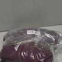 ZAFUL Womens V Neck Cropped Wrap Sweaters Drop Shoulder Lantern Sleeve Pullover Tops Winter Sexy Cross Ribbed Clothes (Large, 45_purple)