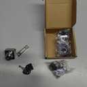 TOVOT 4PCS Glass Locks with Same Keys Locks for Showcase Display Cabinet, 5-8mm Thicken Glass, Single Door