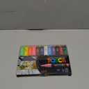 uni Posca Acrylic Paint Art Markers, Set of 12 Extra Fine Point Thin Paint Pens for Coloring Gifts, Fabric, Metal, Glass, Rocks, Wood and Canvas, Assorted Colors, PC1M12C