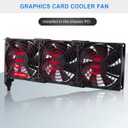 GDSTIME Graphic Card Fans, PCI Slot 3 x 90mm 92mm Fans, Graphics Card Cooler, Video Card VGA Cooler