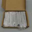 Alzassbg 10 Pack Cabinet Handles Matt Black, 3 Inch(76mm) Hole Centers Cabinet Pulls Straight Bar Kitchen Hardware Drawer Dresser Handle Pull AL3081MB