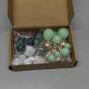 ASTARON 32 Pcs Ball Cake Topper Decorations Mini Balloons Cake Topper Sticks Foam Balls Cake Picks Cake Topper Balls Cake Decorations for Wedding Party Birthday Cake Decorating (Green Gold)