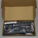 Hibbent 2 Pack Universal Bathroom Sink Drain Stopper, Pop Up Drain Strainer with Overflow, Push and Seal Sink Plug with Basket for Lavatory Vanity Vessel, Anti-Clogging Strainer, Matte Black