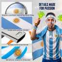 2026 World Cup Fan Accessories Kit, 7 PCS World Soccer Sport Cup Gear Set, World Cup Merchandise for Soccer Party Decorations, Stadium Events, Watch Party, Home Cheering