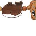 Toy Bar for Baby Bjorn Bouncer - Durable Wooden Sensory Toy Attachment with 360° Rotating Toys, Easy to Install & Remove, Natural Wood Color for Baby Bouncer Bliss & Soft Models, Style: Sea Animal