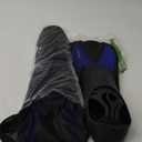 WACOOL Adult Short Light Full Foot Pocket Travel Size Fins Short Blade Fins Flippers for Snorkeling Diving Scuba or Swimming Training (X-Large, Blue)