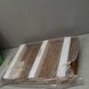 Large Acacia Wooden Serving Tray with Handles 20 x 14 inch Decorative Coffee Table Ottoman Tray for Living Room Extra Large for Kitchen Dinner Food Bar Breakfast in Bed (Color Natural)