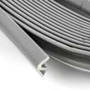 Weather Stripping Door Seal Strip Soundproof Q Foam Tape, Exterior Door Insulation Strip for Large Gap, Easy to Install(Grey, 60FT)