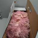 4FT PRE-LIT Flocked Pink Tree