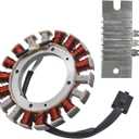 59031-7009 Charging Coil for Kawasaki FH381V FH451V FH541V FH680V FH580V FH721V 59031-7001 59031-7014 with Voltage Regulator Rectifier