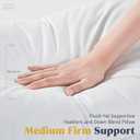 puredown Goose Feathers and Down White Pillows with 100% Cotton Cover, Bed Sleeping Hotel Collection Pillows Set of 2, Standard Size