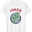 Chinese Mah Jong Joker Tile Mahjong Costume T-Shirt Size L