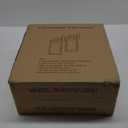 Outdoor Wall Light Fixtures, Exterior Waterproof Wall Lanterns, Porch Sconces Lighting with E26 Sockets & Glass Shades, Modern Matte Black Outside Lights for Patio Front Door Entryway Garage, 2-Pack