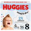 Huggies Snug & Dry Disposable Diapers - Size 8 96ct
