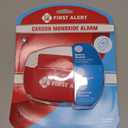 First Alert 1039734 Fat Plug-in Carbon Monoxide Alarm with Battery Backup, 8.50" x 6.75" x 2.25"