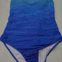 Tempt Me Women Athletic One Piece Swimsuits Sporty Racerback Bathing Suits Full Coverage Modest Swimwear, L