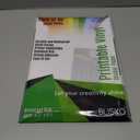 Printable Vinyl Sticker Paper - 50 Sheets 8.5x11 Sticker Paper for Inkjet Printer, Quick-Drying, Waterproof, Vivid Colors & Tear-Resistant, Easy to Cut, Cricut Compatible, DIY Sticker & Labels