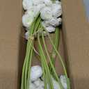 Waipfaru Ranunculus Artificial Flowers, 18Pcs 14In Fake Peonies Artificial Flowers, White Faux Flower for Vase Silk Flower Real Touch Faux Peony Bulk for DIY Wedding Bouquet Home Bridal Shower Decor