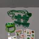UOUYOO St. Patricks Day Accessories Party Favors Set St. Patrick's Day Accessories Glasses Necklaces Tattoos Bracelets Decorations Supplies