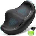 CDYWD Oversized Bike Seat for Men & Women, Comfortable Gel Padded, Extra Wide Bicycle Seat Cushion Comfort, Replacement Saddle for Peloton, Stationary Exercise Bike, Mountain Bike, Cruiser, City Bike