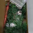 Christmas Garland with 30 LED Fairy Lights 6.56FT Battery Operated Smokey Pine Garlands with Pine Cones Artificial Greenery Garland Rustic Garland with Pinecones for Xmas Holiday Decorations