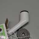 Electric Spin Scrubber- Ditch The Scrubbing! Long Handle Shower Scrubber with 9 Replaceable Heads - 2 Speed Cordless Brush Ensures Long Battery Life, Modern White Design!