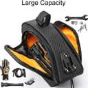ROCKBROS Bike Saddle Bag Bike Seat Bag with Water Bottle Holder Bicycle Bag Under Seat Waterproof for Road Bike