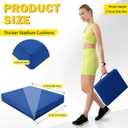 2 Pcs Stadium Seat Cushions Water-Repellent Bleacher Seat Cushions Indoor & Outdoor Seat Cushion for Bleachers Portable Stadium Cushion for Sports Events, Office Chairs, Beaches (Blue)