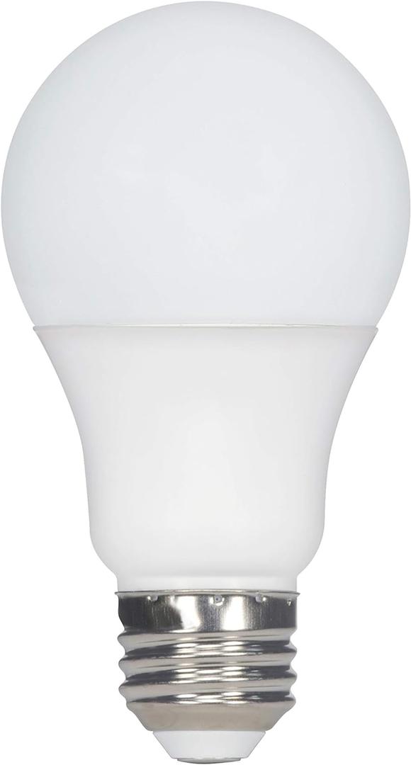 3 x Satco 11402 5.8W LED A19 Light Bulb, 40W Replacement, 2700K Warm White, 450 Lumens