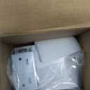 Joydeco No Drill Blackout Shades, Free-Stop Cordless Roller Shades, UV Protection, Thermal Insulated Blinds for Indoor Windows, Easy Install Window Blinds for Home and Office (White, 35" W X 75" H)